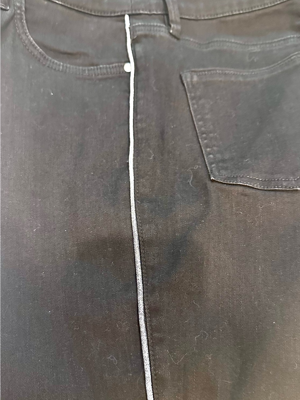 Tommy Bahama Boracay Beach High-Rise Ankle Jeans Metallic Stripe Quiet Luxury - Picture 8 of 9